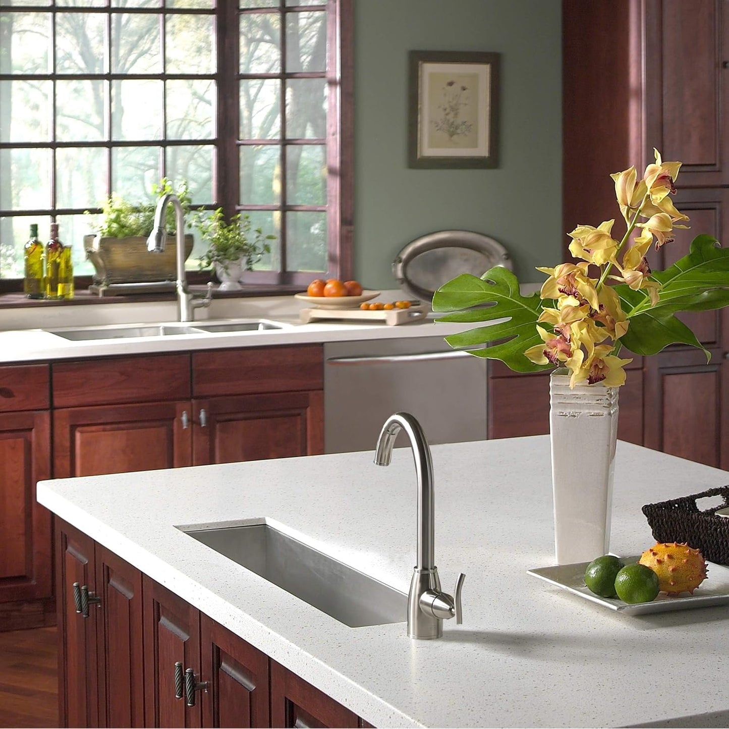 Contempo Trough Stainless Steel Kitchen Bar Sink, 23" Undermount with Strainer & Grid, Durable and Versatile for Home or Apartment, Model CTB-2385