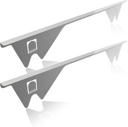 Stove Gap Covers Stainless Steel 2 Pack, Heat Resistant Oven Gap Filler Guards Trim Kit Between Stovetop and Counter