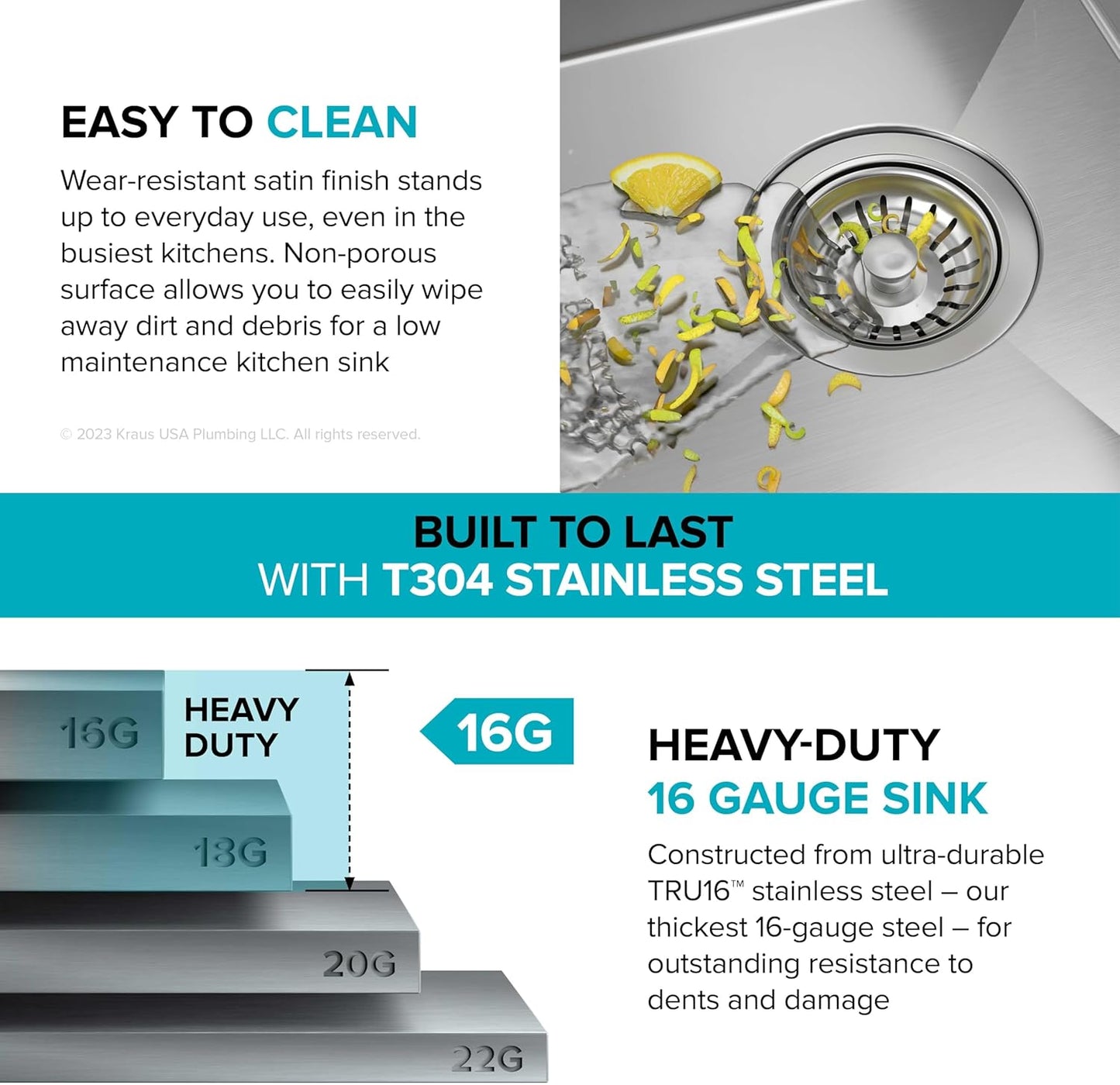 Kore Workstation 32" Undermount 16-Gauge Black Stainless Steel Single Bowl Kitchen Sink in PVD Gunmetal Finish with Accessories