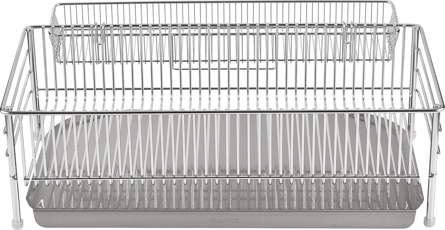 Stainless Steel Slim Vertical Drainer, 3-Piece Set