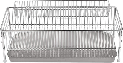 Stainless Steel Slim Vertical Drainer, 3-Piece Set