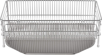 Stainless Steel Slim Vertical Drainer, 3-Piece Set