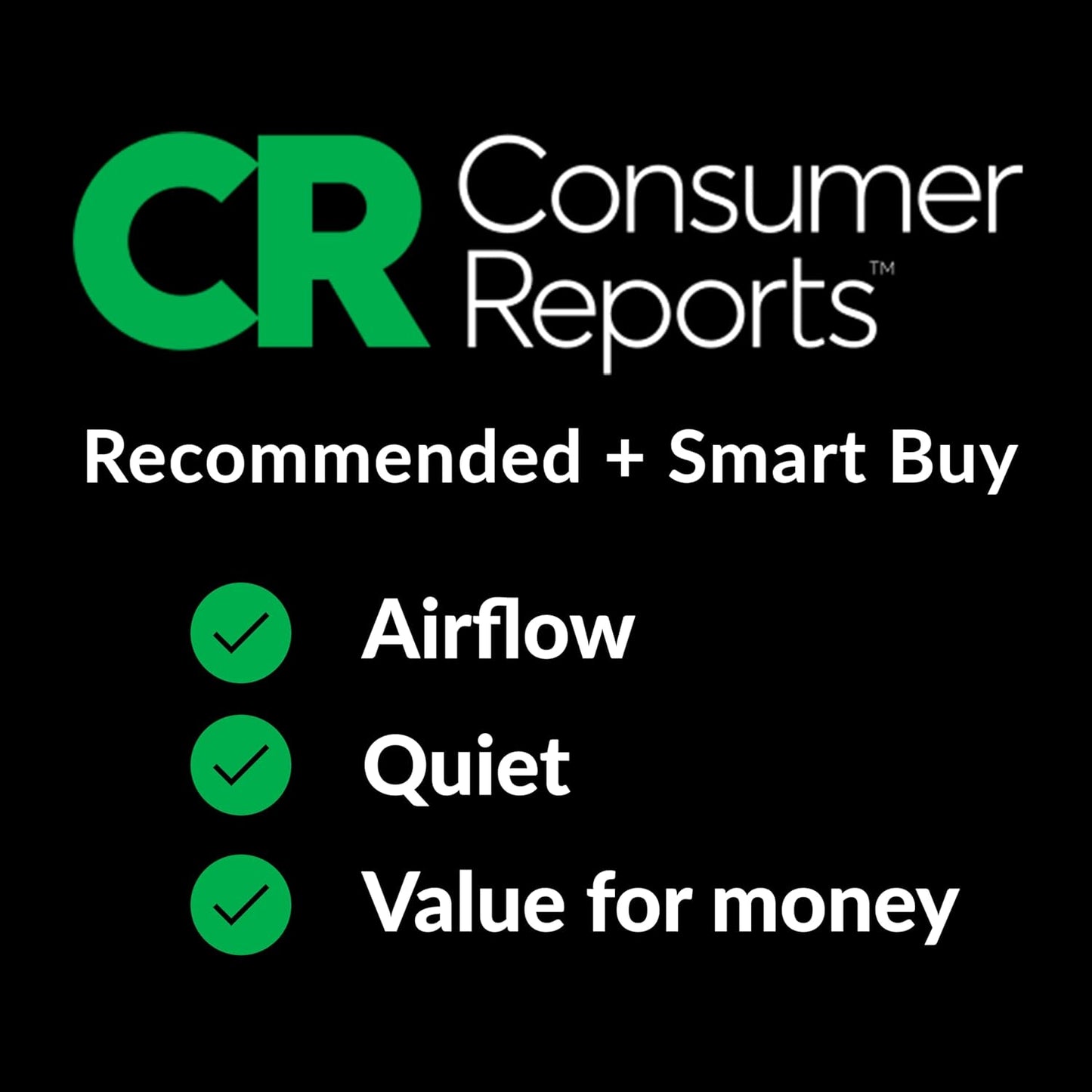 Bathroom Ventilation Exhaust Fan, 100CFM, 0.8 Sone, No Attic Access Required