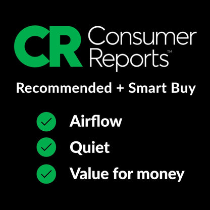 Bathroom Ventilation Exhaust Fan, 100CFM, 0.8 Sone, No Attic Access Required