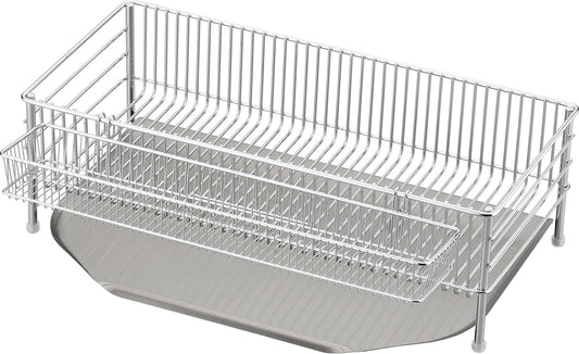 Stainless Steel Slim Vertical Drainer, 3-Piece Set